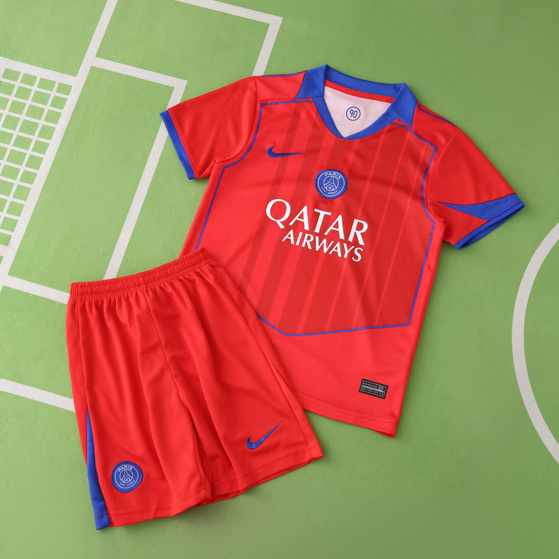 Kids Paris Saint Germain Third Kit 2025/26