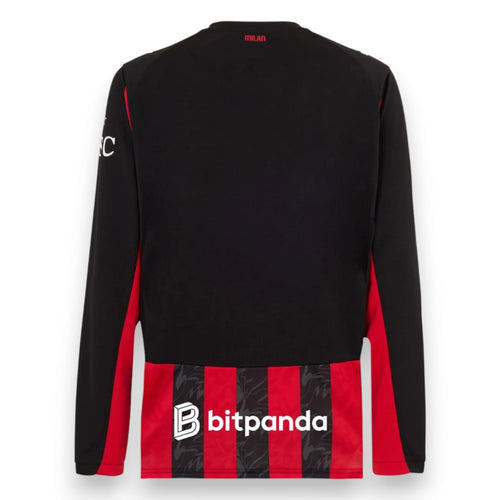 AC Milan Home Jersey 2025/26 Player Version - Long Sleeve