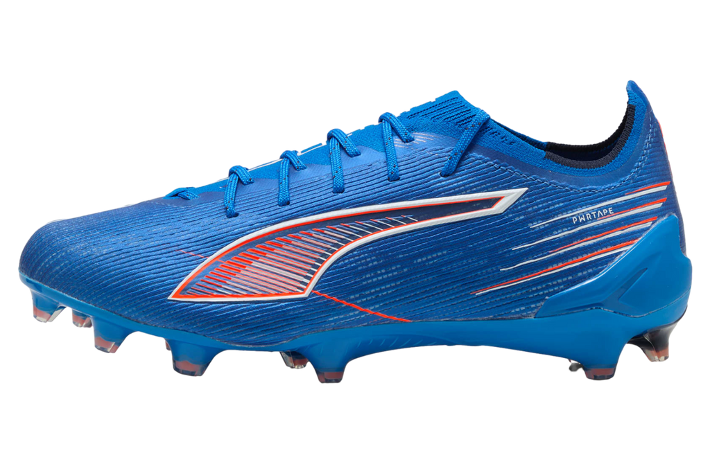 Puma Ultra 6 Ultimate FG Firm Ground Soccer Cleat -Ultra Blue/White/Glowing Red